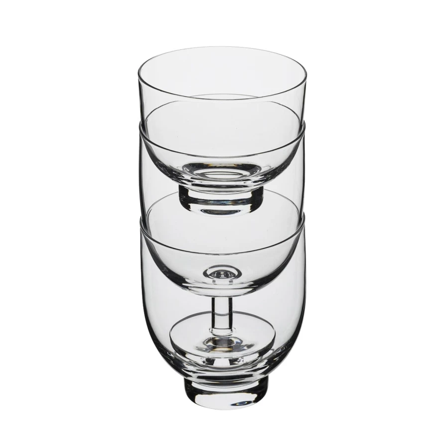 Degrenne Paris Stack Transparent Glassware Set - Elegant & Durable Drinkware Collection