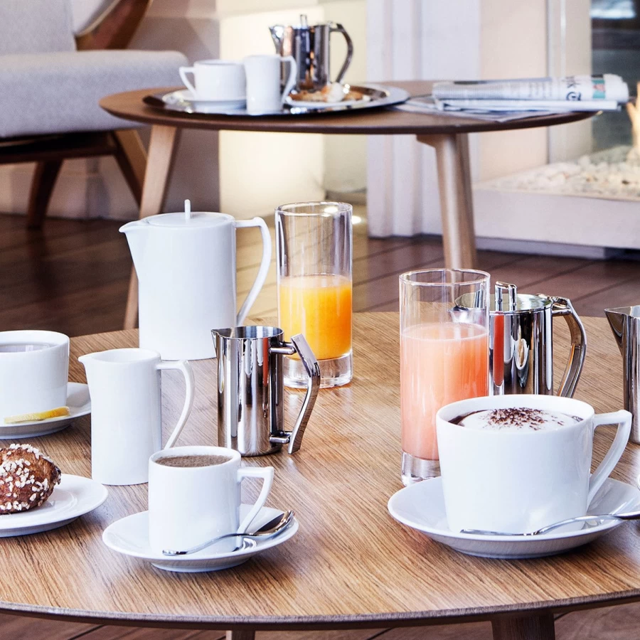 Degrenne Paris Newport White Tableware Collection - Elegant Dining Essentials