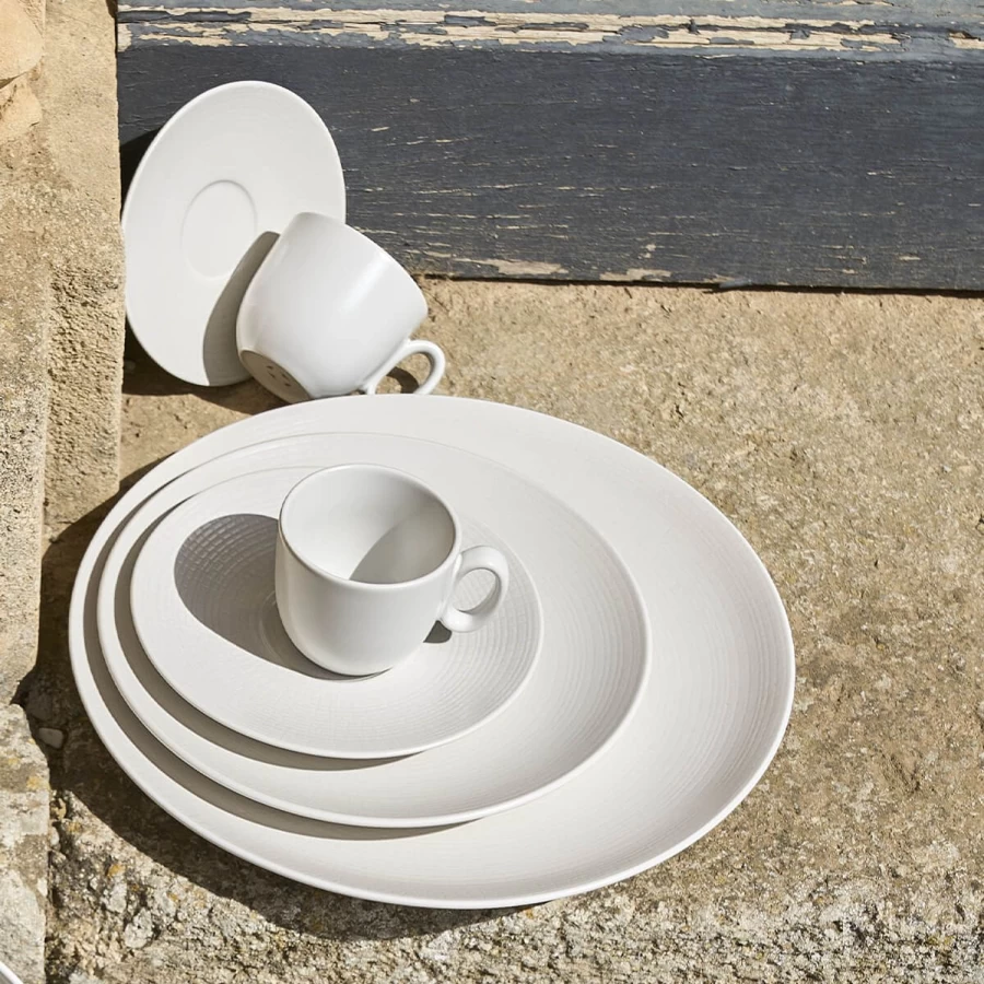 Degrenne Paris Modulo Nature Kaolin Tableware Collection – Elegant & Eco-Friendly Design
