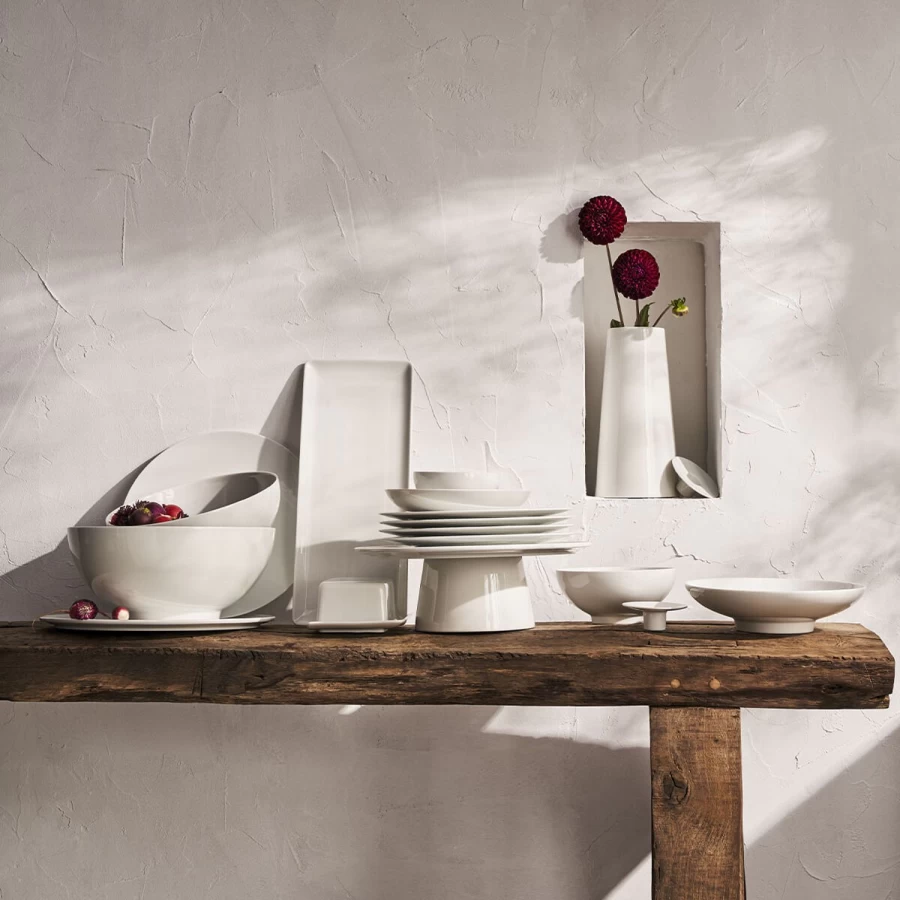 Degrenne Paris Modulo White Tableware Collection – Elegant Dining Essentials