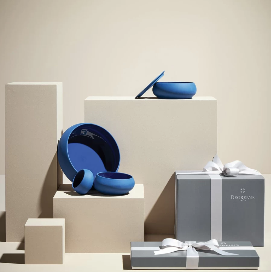 "Degrenne Paris Gourmet Blue Elegant Tableware Collection"