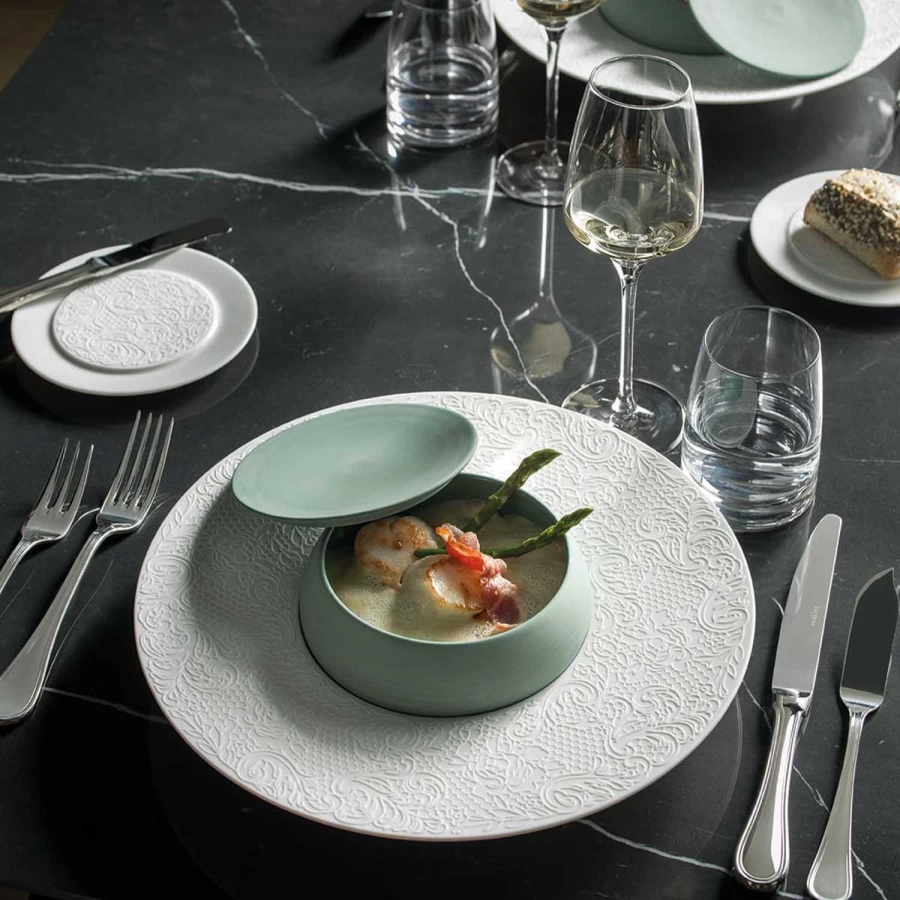 Degrenne Paris Bahia Green Clay Dinner Plate – Eco-Friendly Ceramic Tableware