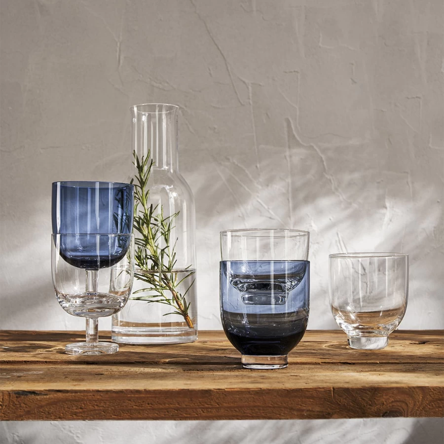 Degrenne Paris Stack Transparent Glassware Set - Elegant & Modern Drinkware Collection