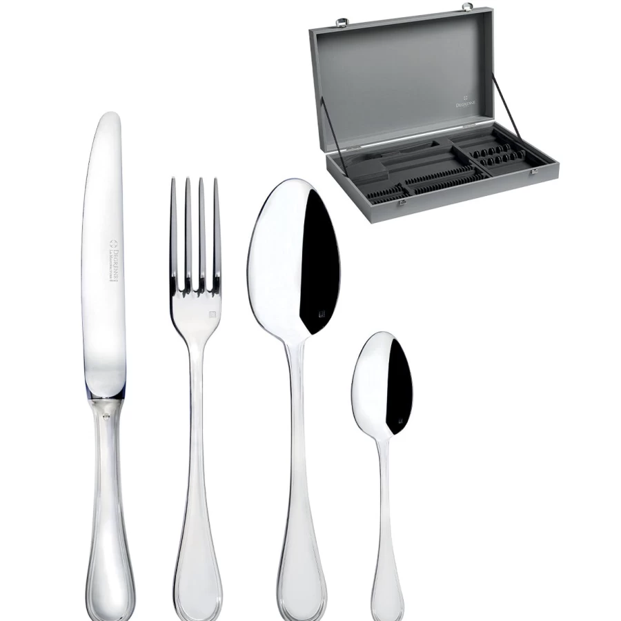 Degrenne Paris Vivaldi Argente Luxury Hotel Quality Flatware Set