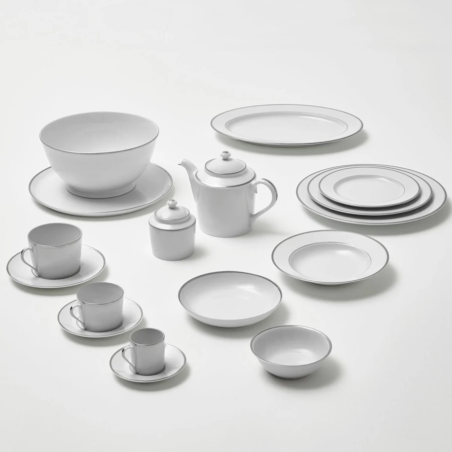 Degrenne Paris Platinum Braid - Luxury Elegant Tableware Collection