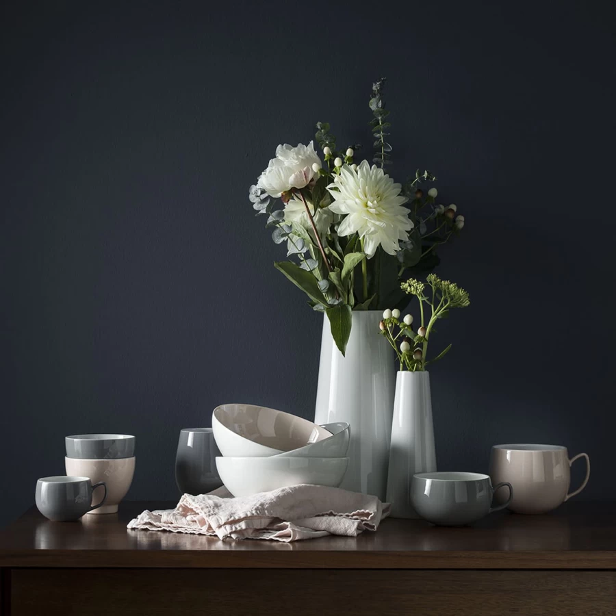Degrenne Paris Modulo Color Pearl Gray Dinnerware Set - Elegant Pearl Gray Tableware Collection