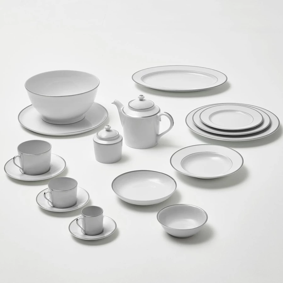 "Degrenne Paris Platinum Braid - Luxury French Tableware & Elegant Home Decor"