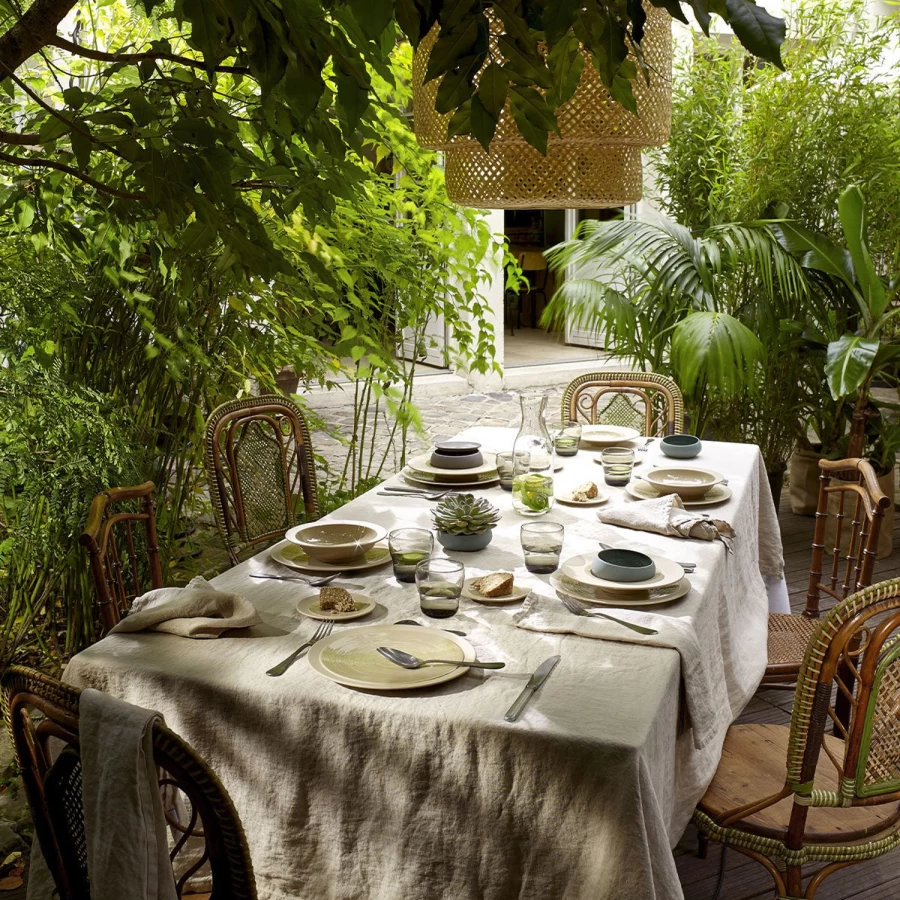 Degrenne Paris Bahia Basalt Stoneware Dinnerware Collection - Elegant & Durable Tableware