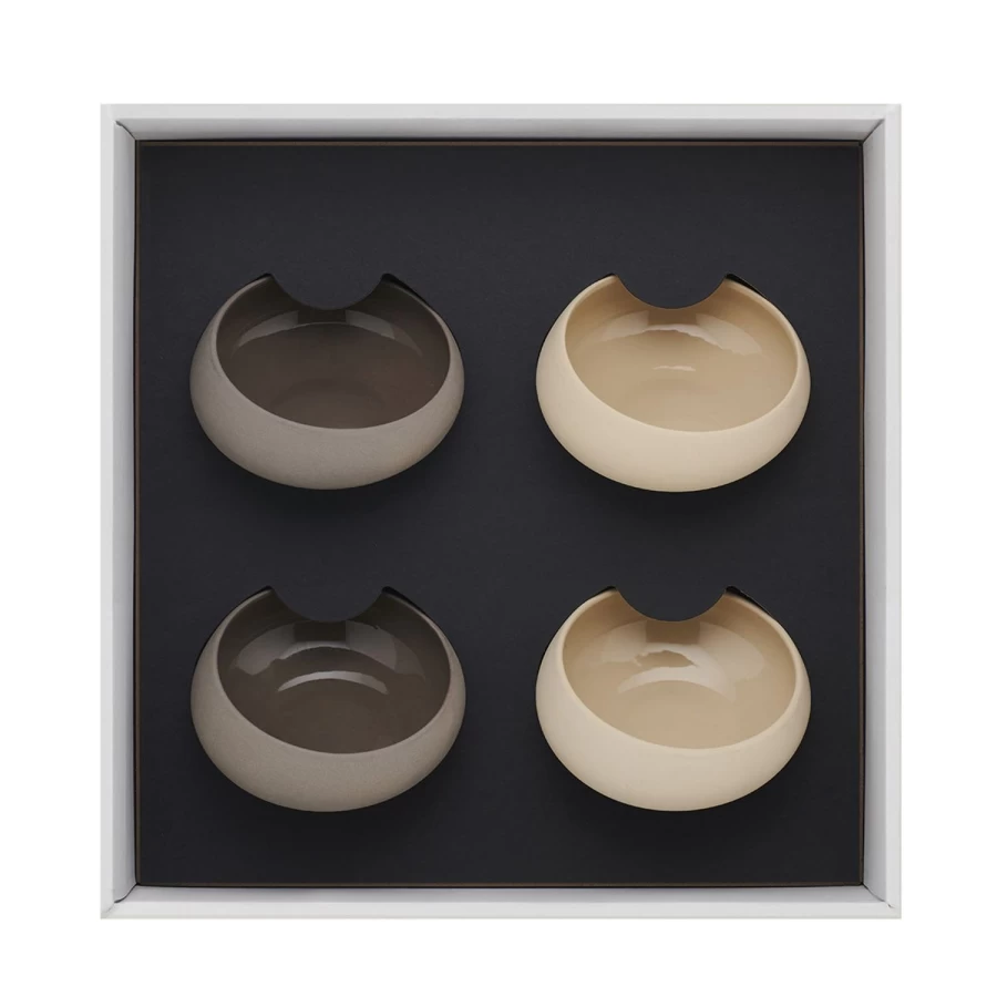 Degrenne Paris Bahia Basalt Stoneware Dinnerware Set - Dune Color Collection