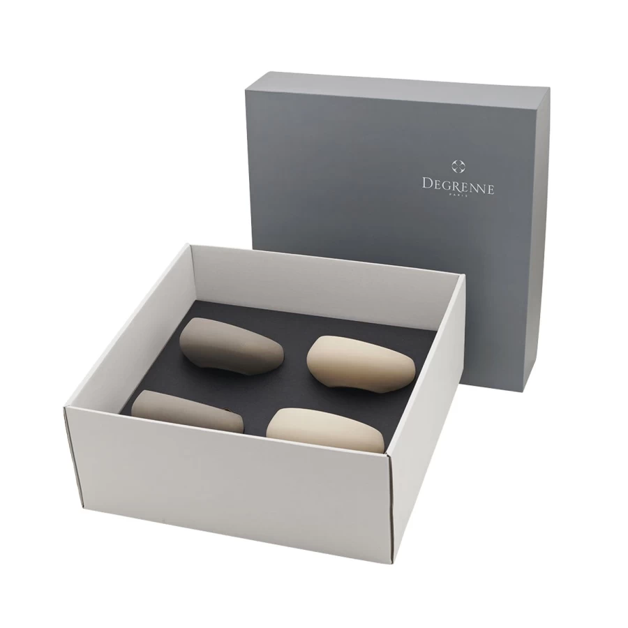 Degrenne Paris Bahia Basalt Stoneware Dinnerware Set - Dune Color Collection