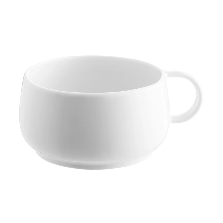 Degrenne Paris White Cafeteria Stackable Dining Set - Modern Elegant Tableware