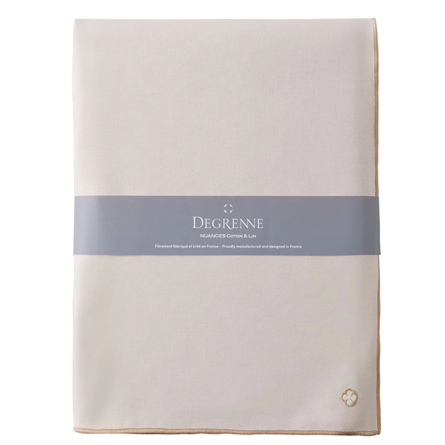 Degrenne Paris Cotton & Linen Nude Shades - Lightweight Natural Fabric for Stylish Home Decor