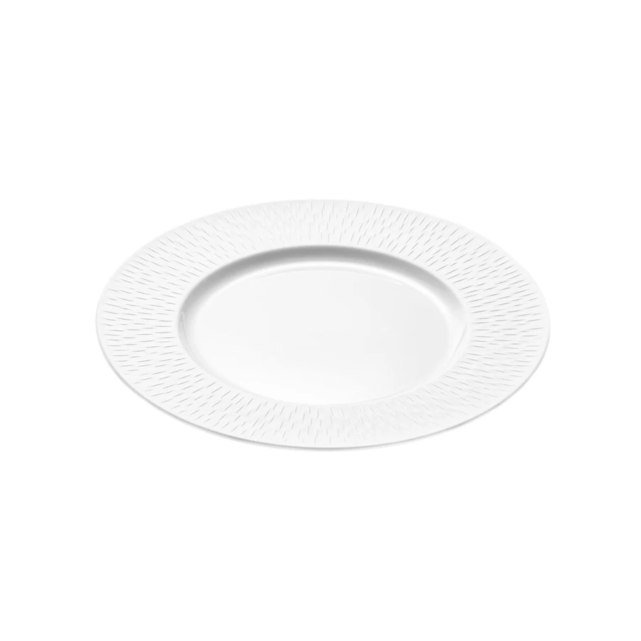 Degrenne Paris Boreal Satin White Tableware Collection - Elegant Dining Essentials