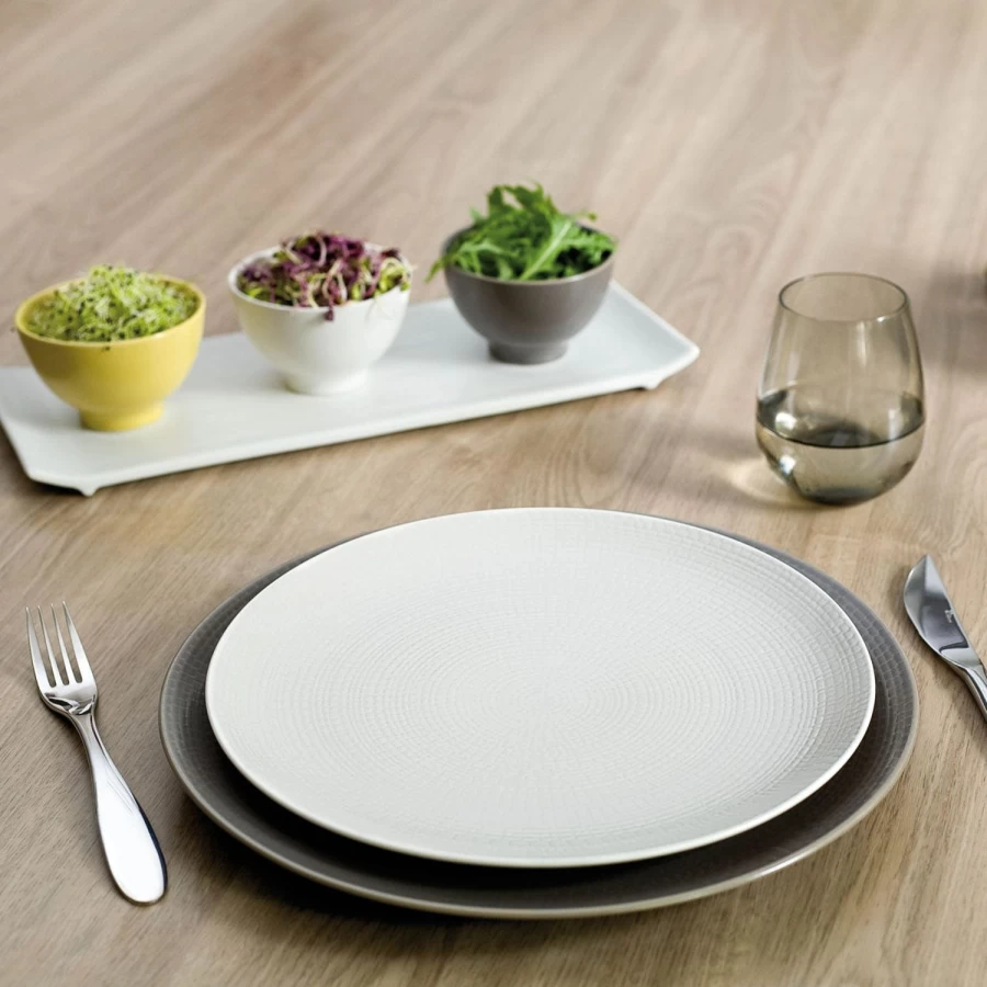 Degrenne Paris Modulo Nature Kaolin Collection – Premium Tableware Set