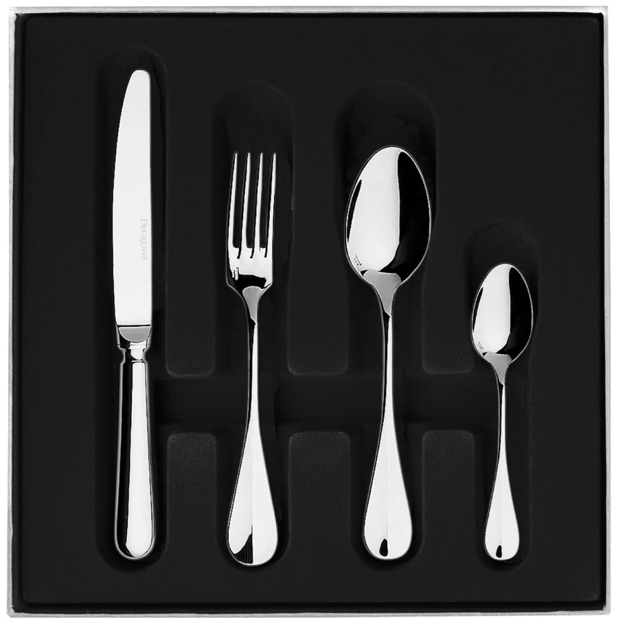 Degrenne Paris Blois Argente Class I Silverware Set - Elegant French Flatware Collection