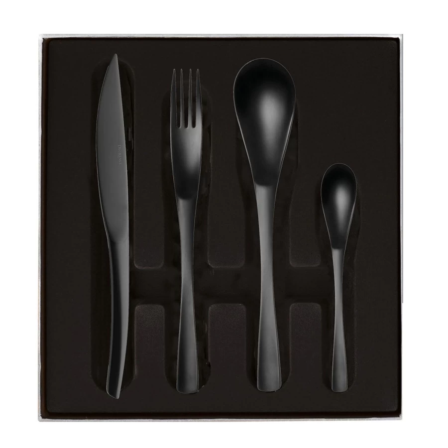 Degrenne Paris XY Black Non-Slip Table Mat - Premium Dining Placemat