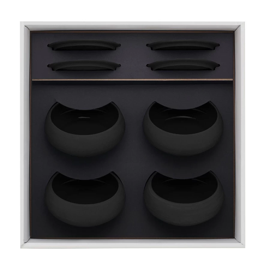Degrenne Paris Bahia Onyx Collection - Elegant Tableware Set